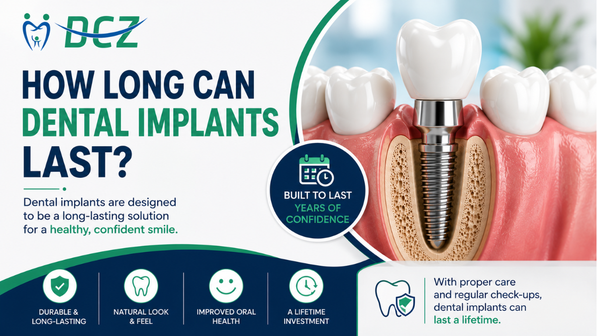 Long-lasting dental implants for a confident smile.